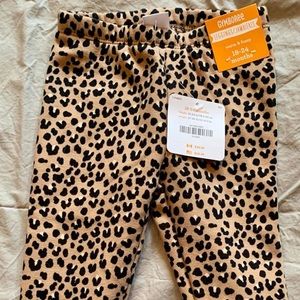 Gymboree leopard leggings